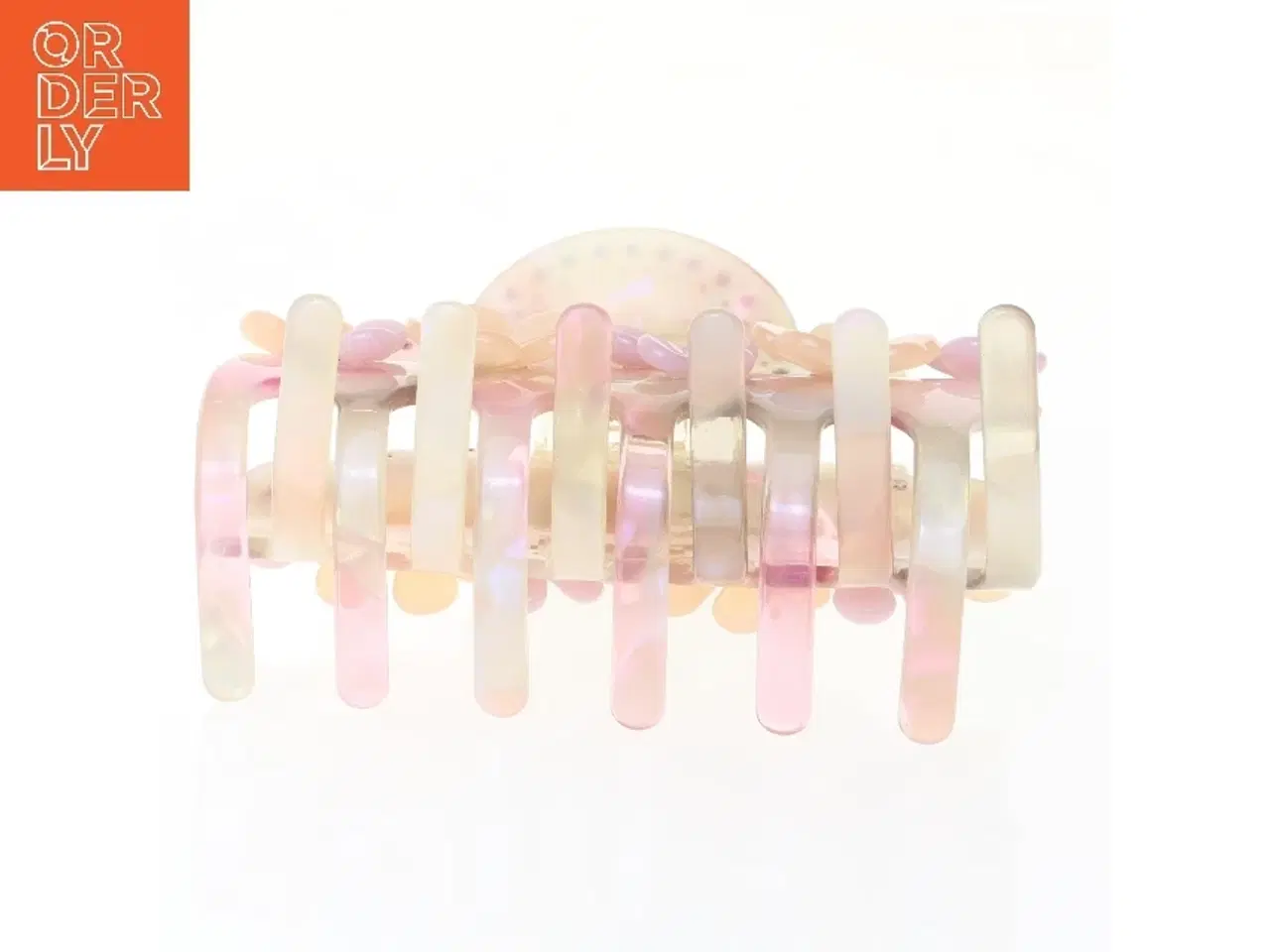 Billede 3 - Hårklemme med blomsterdesign (str. 9,5 cm)