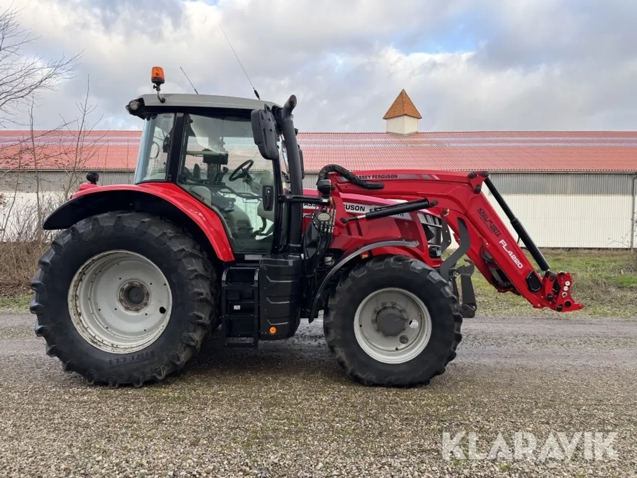 Billede 4 - Traktor Massey Ferguson 6718S Dyna VT med frontlæsser