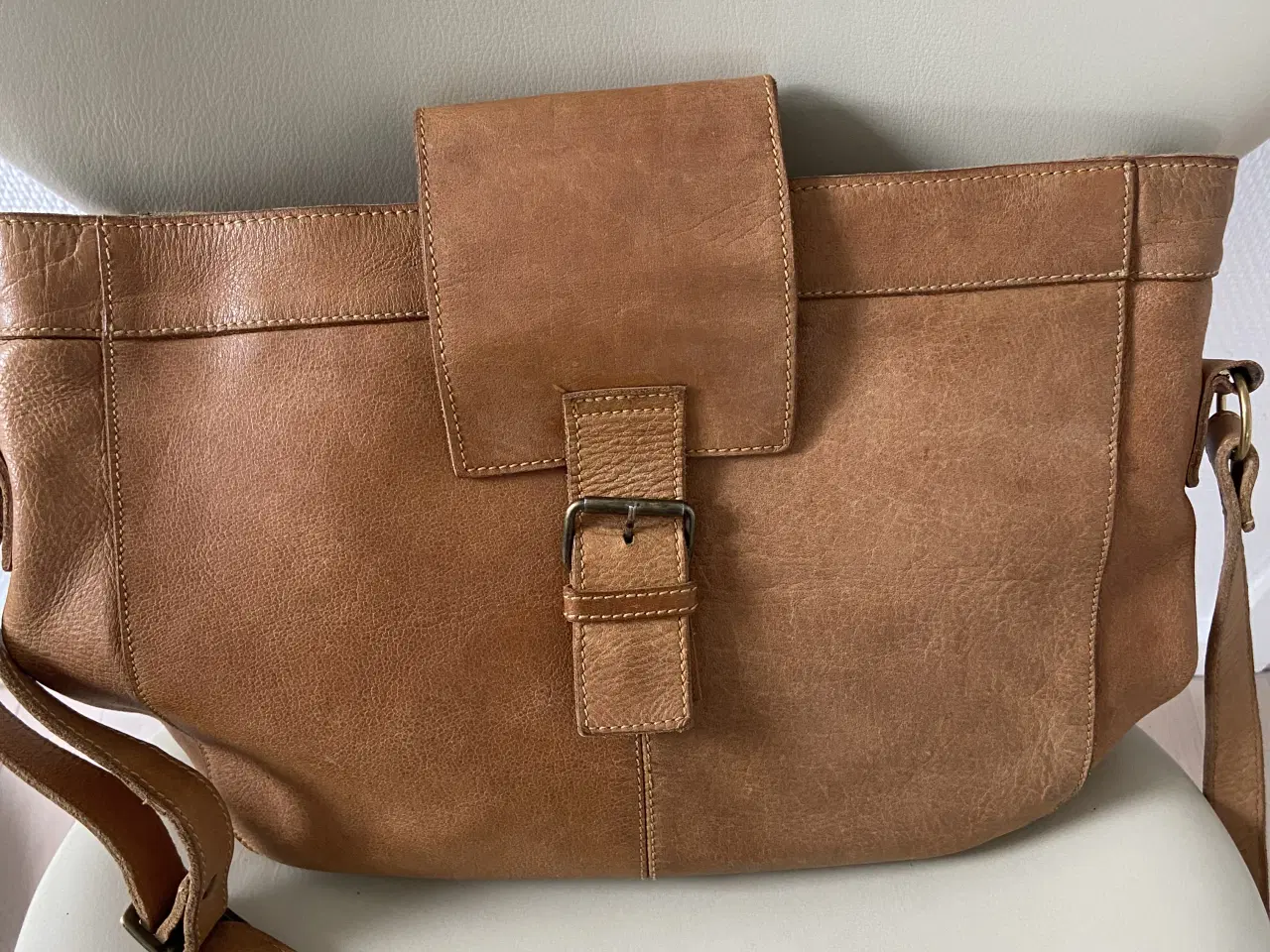 Billede 1 - Kernelæder taske