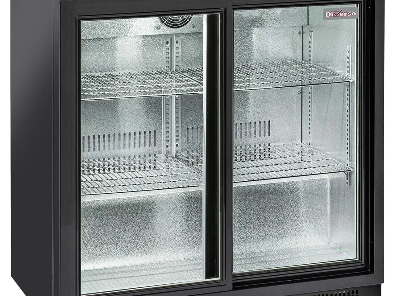 Billede 1 - Backbar med 2 skydelåger – 201 L Flaskekøler