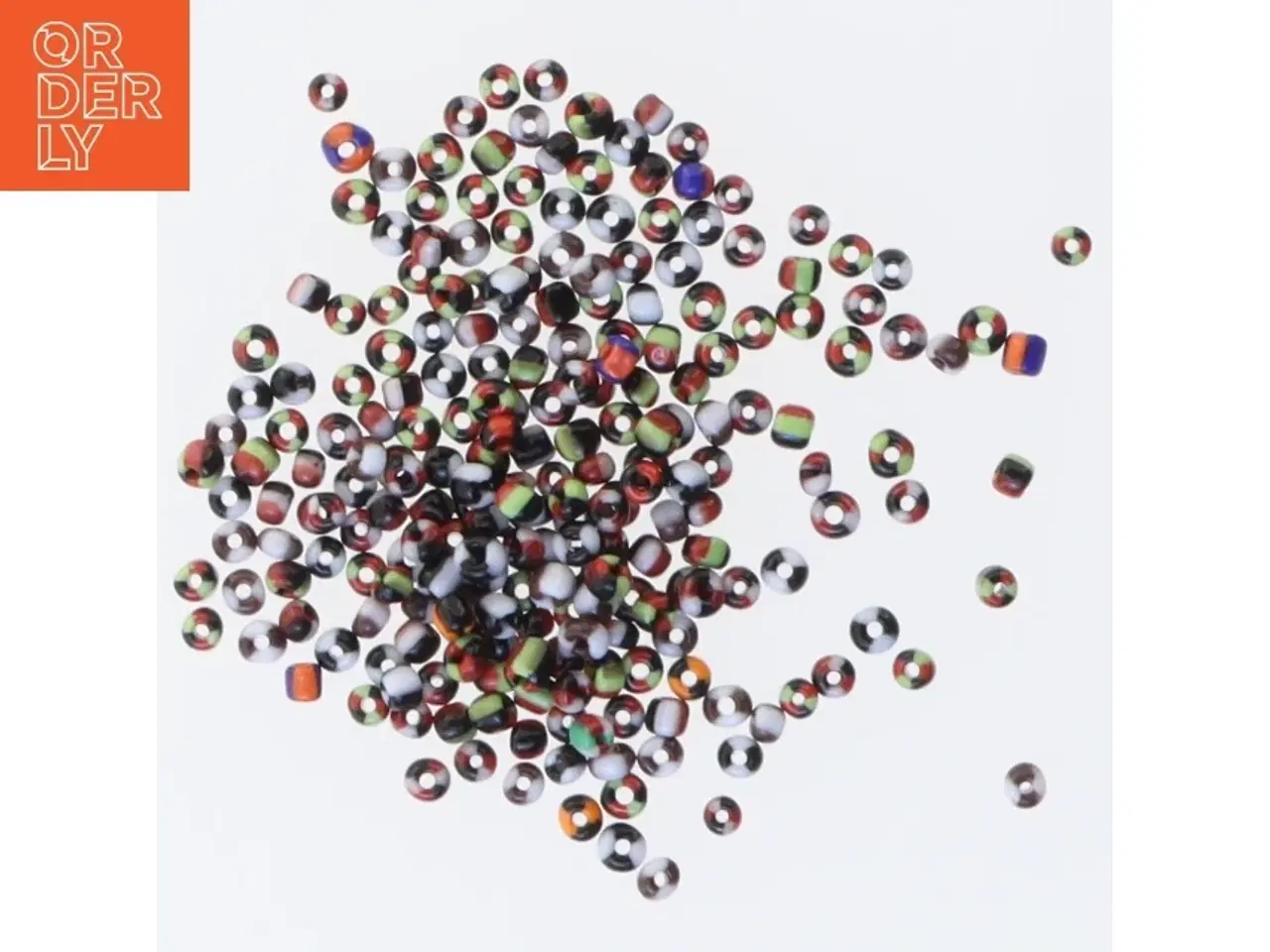 Billede 1 - Farverige perler (str. 11x6 cm)