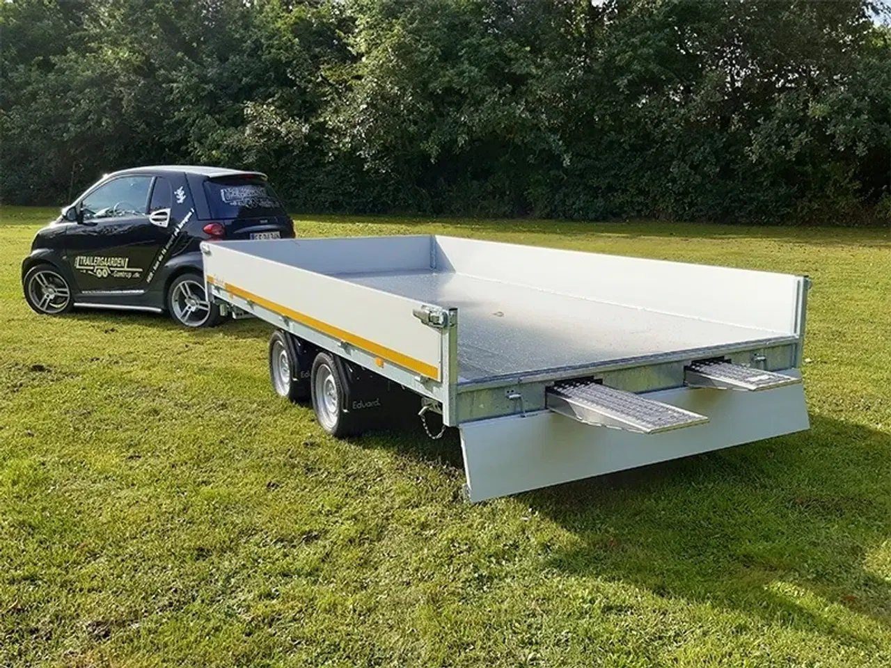 Billede 3 - EDUARD  trailer 4020-3500.63 EL tip m/Ramper og støtteben