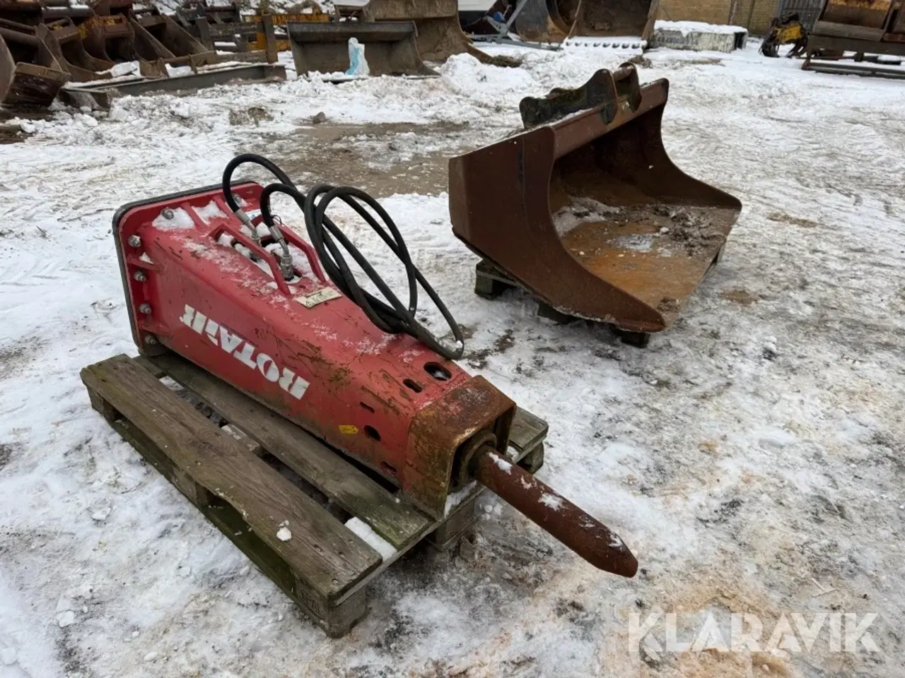 Billede 2 - Planerskovl og hammer OLS 550