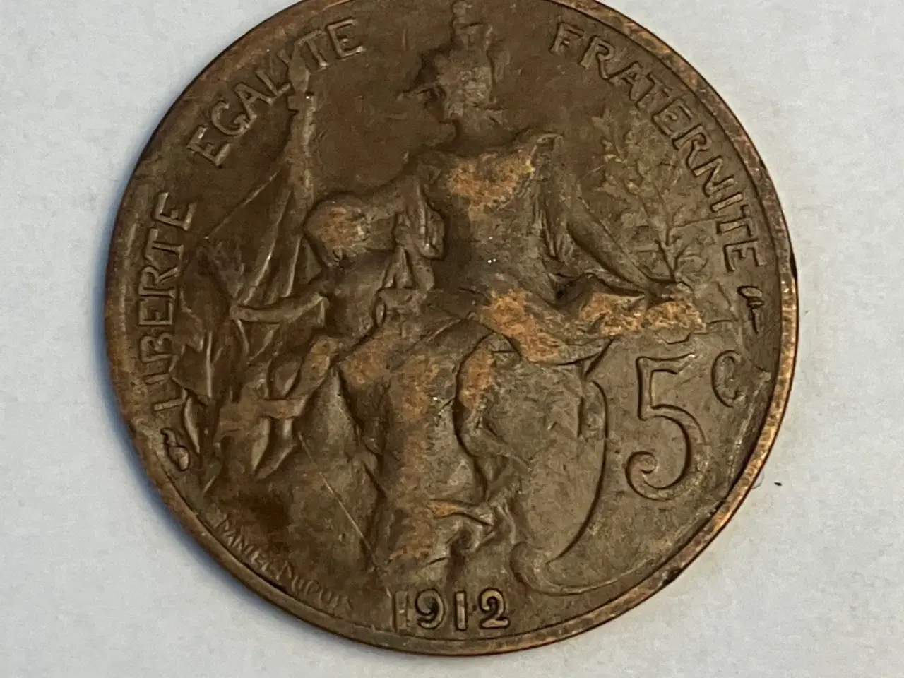 Billede 1 - 5 Centimes France 1912
