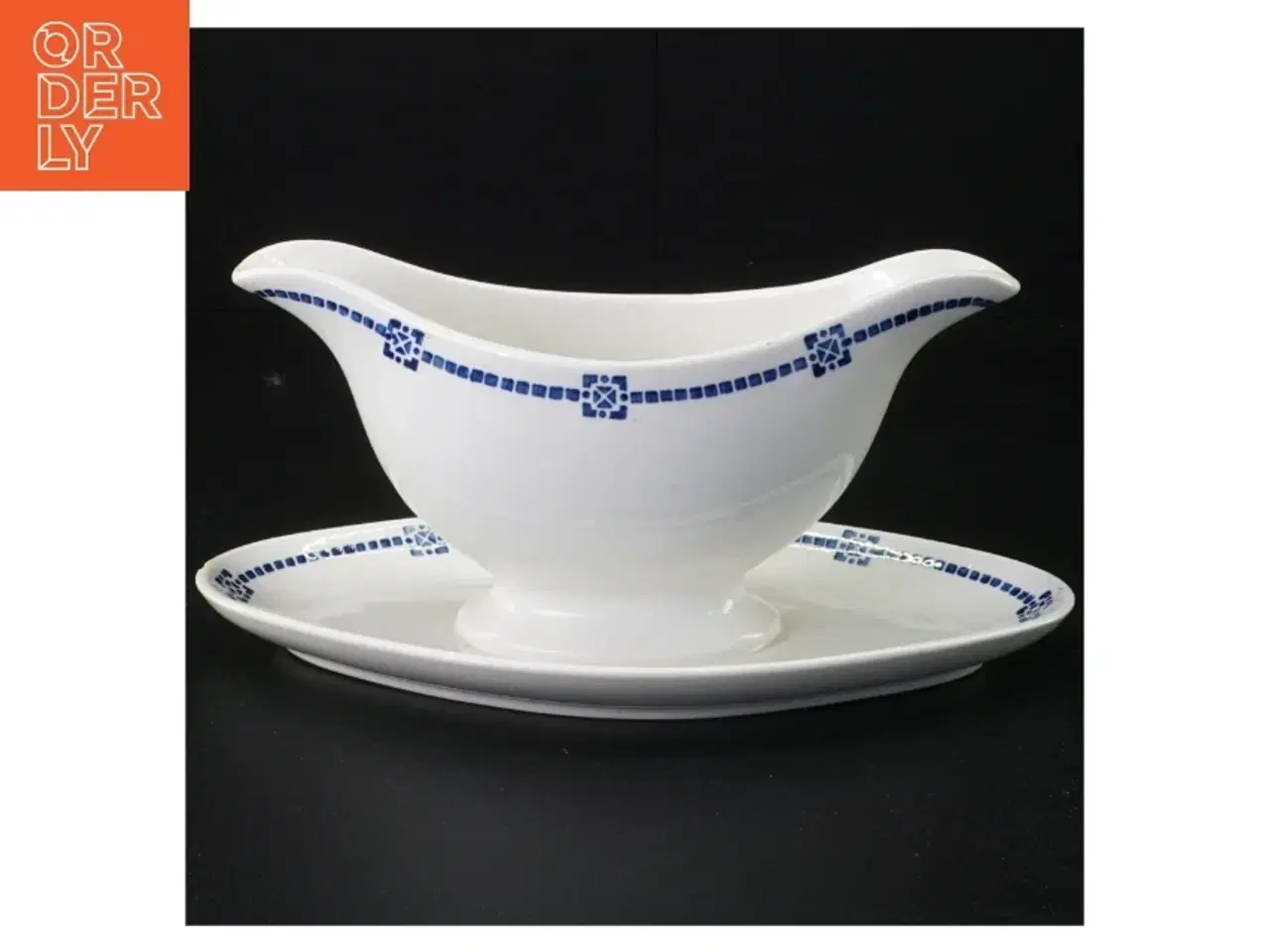 Billede 1 - Porcelæn sovseskål med fad fra Villeroy & Boch (str. 22 x 14 cm)
