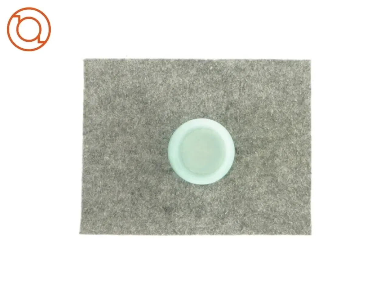 Billede 2 - vase i grønt farvet glas (str. HØ 9x6 cm)