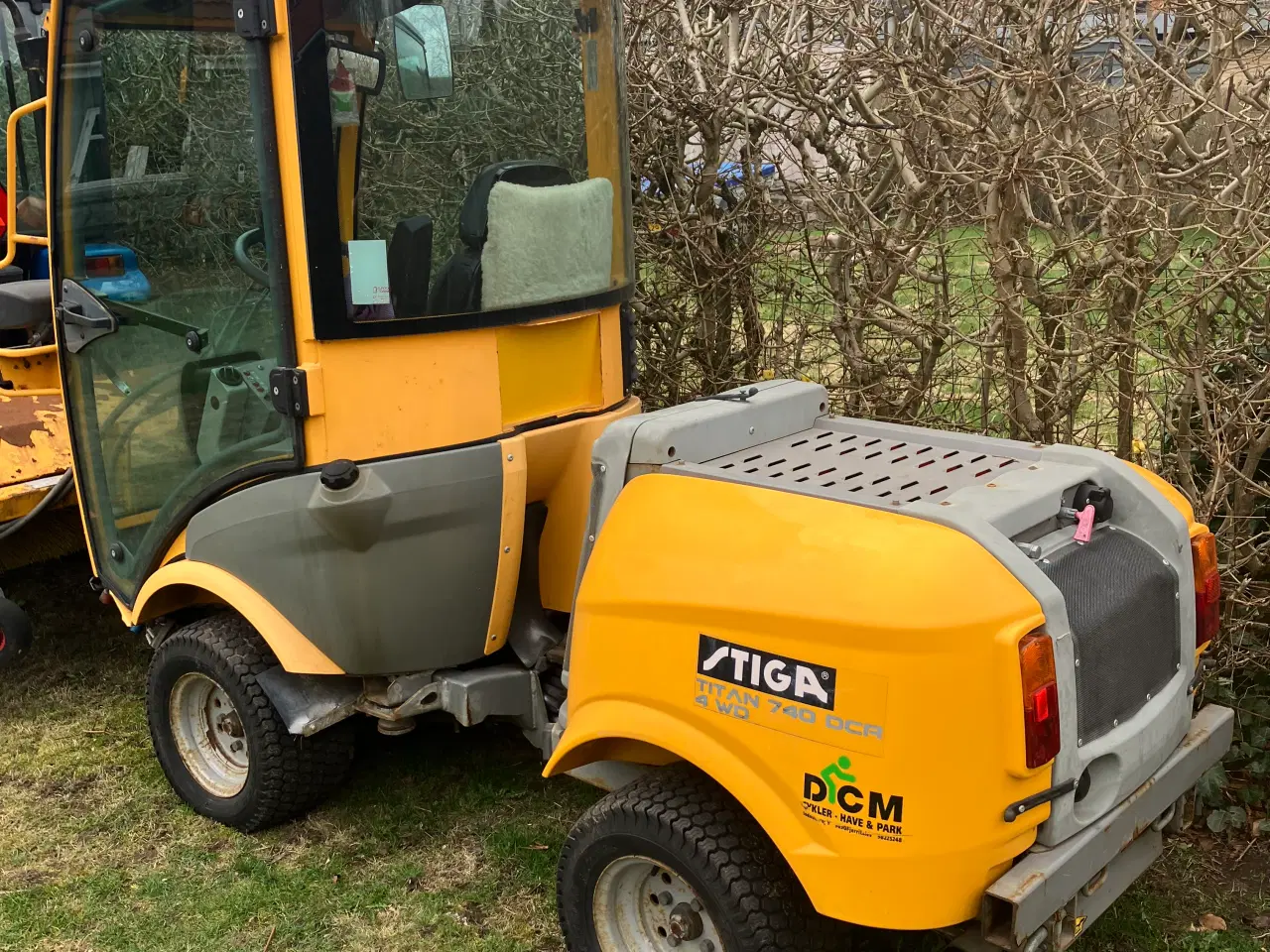 Billede 2 - Stiga Titan med kost Og Klipper Bor 155 Fuld Hyd 