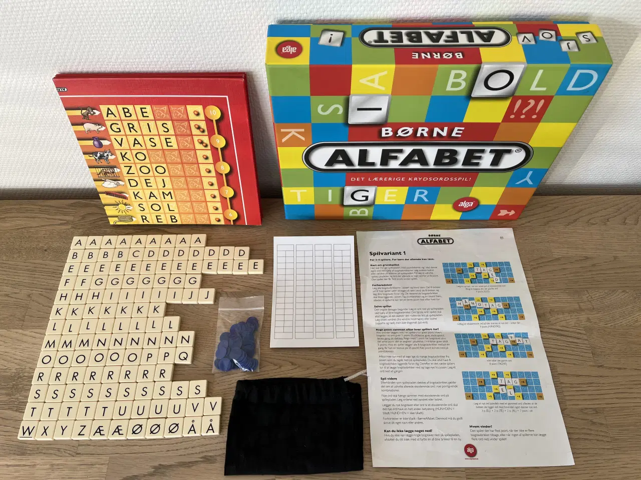 Billede 2 - KOMPLET SPIL: Børne alfabet