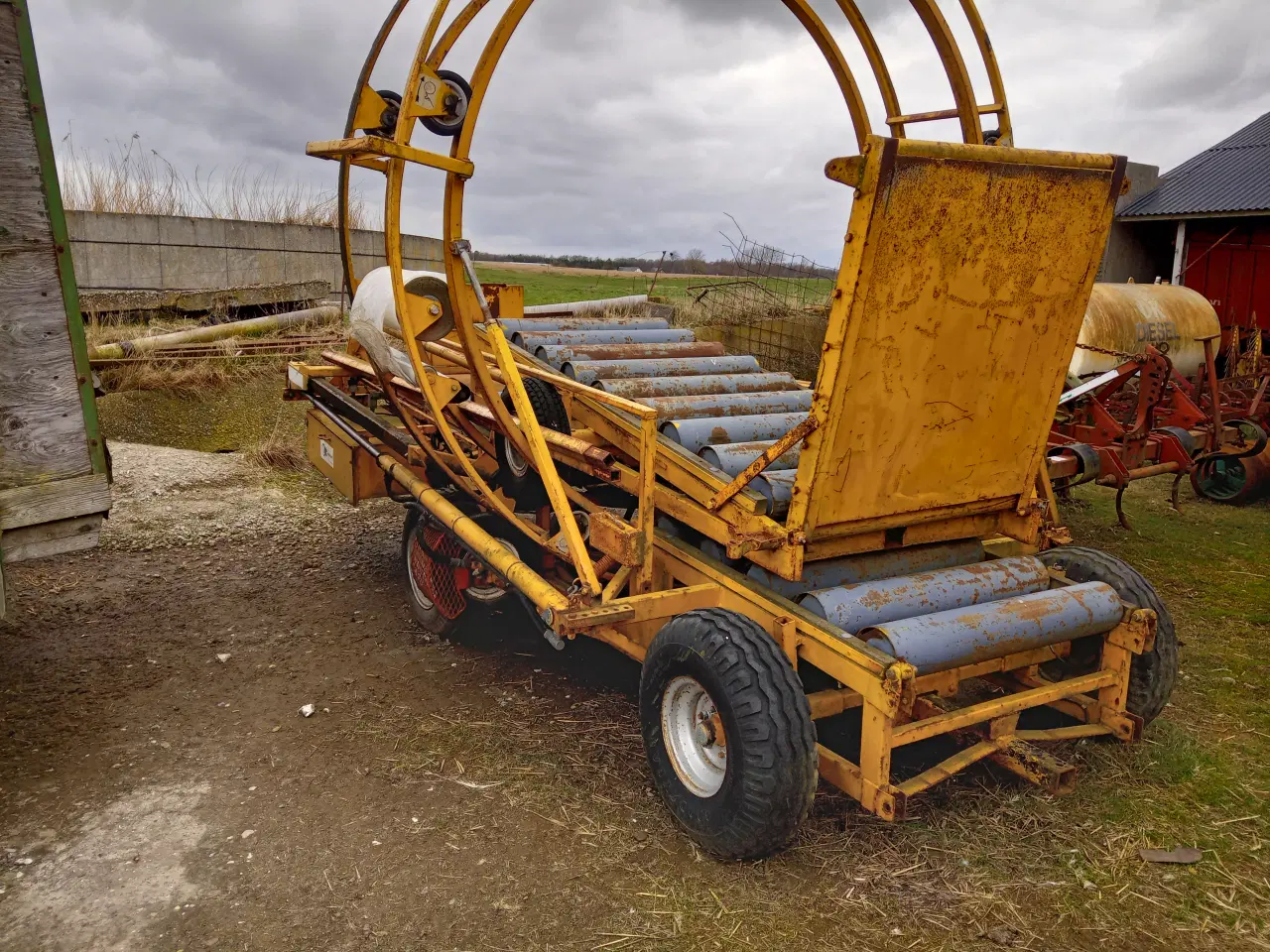 Billede 1 - wrapper til rundballer