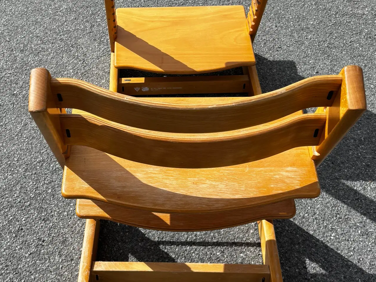 Billede 4 - Trip trap højstol 2 stk i bøg 