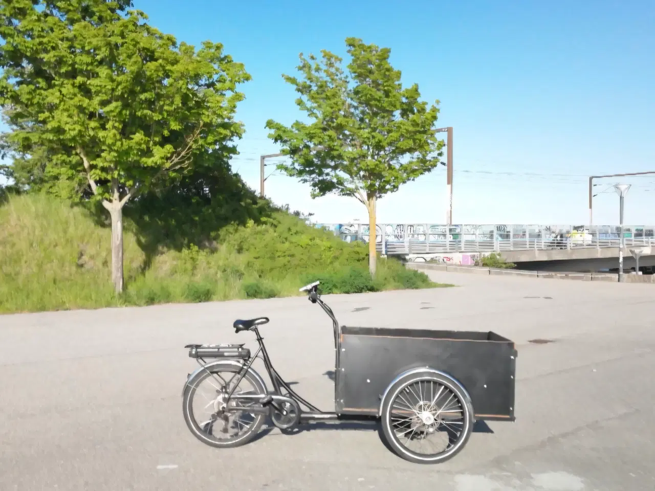 Billede 1 - Christiania el ladcykel lang model. 19,2Ah batteri