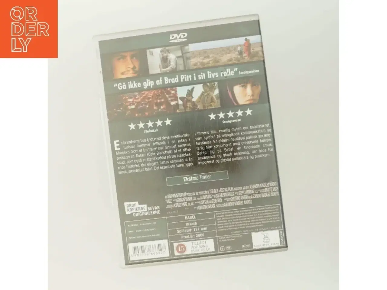 Billede 3 - Babel med Brad Pitt (DVD)