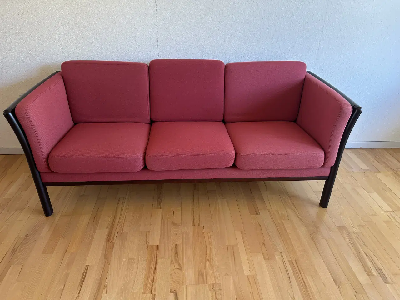 Billede 1 - Velholdt 3-pers. uldsofa (196 cm) + lænestol