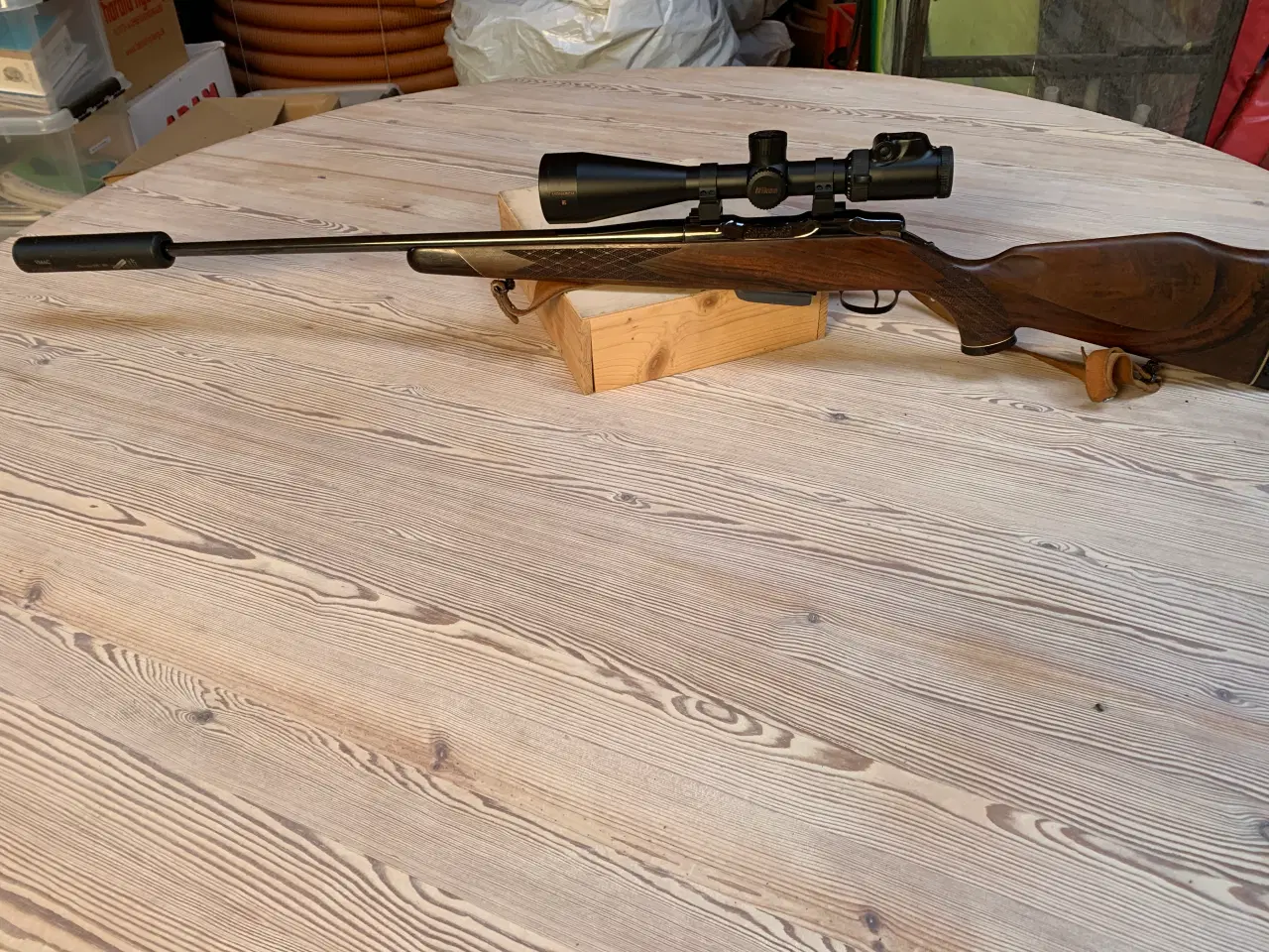 Billede 1 - Sauer 80 kal .308 m. lyddæmper og kikkert