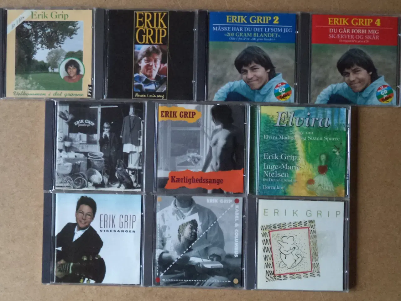Billede 1 - .ERIK  GRIP  CDer sælges stykvis 
