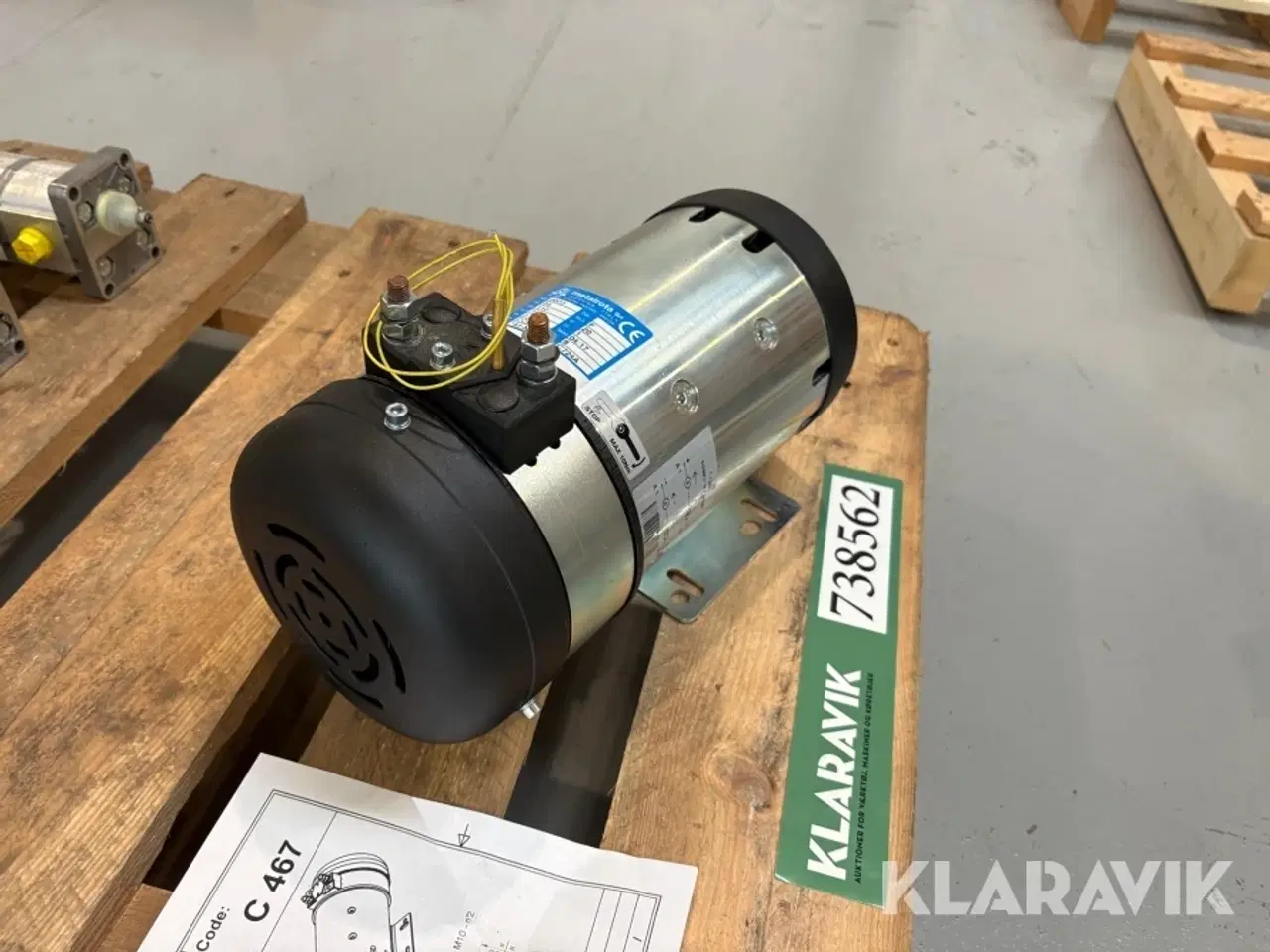 Billede 6 - El-motor Metalrota 151NA - 24 volt