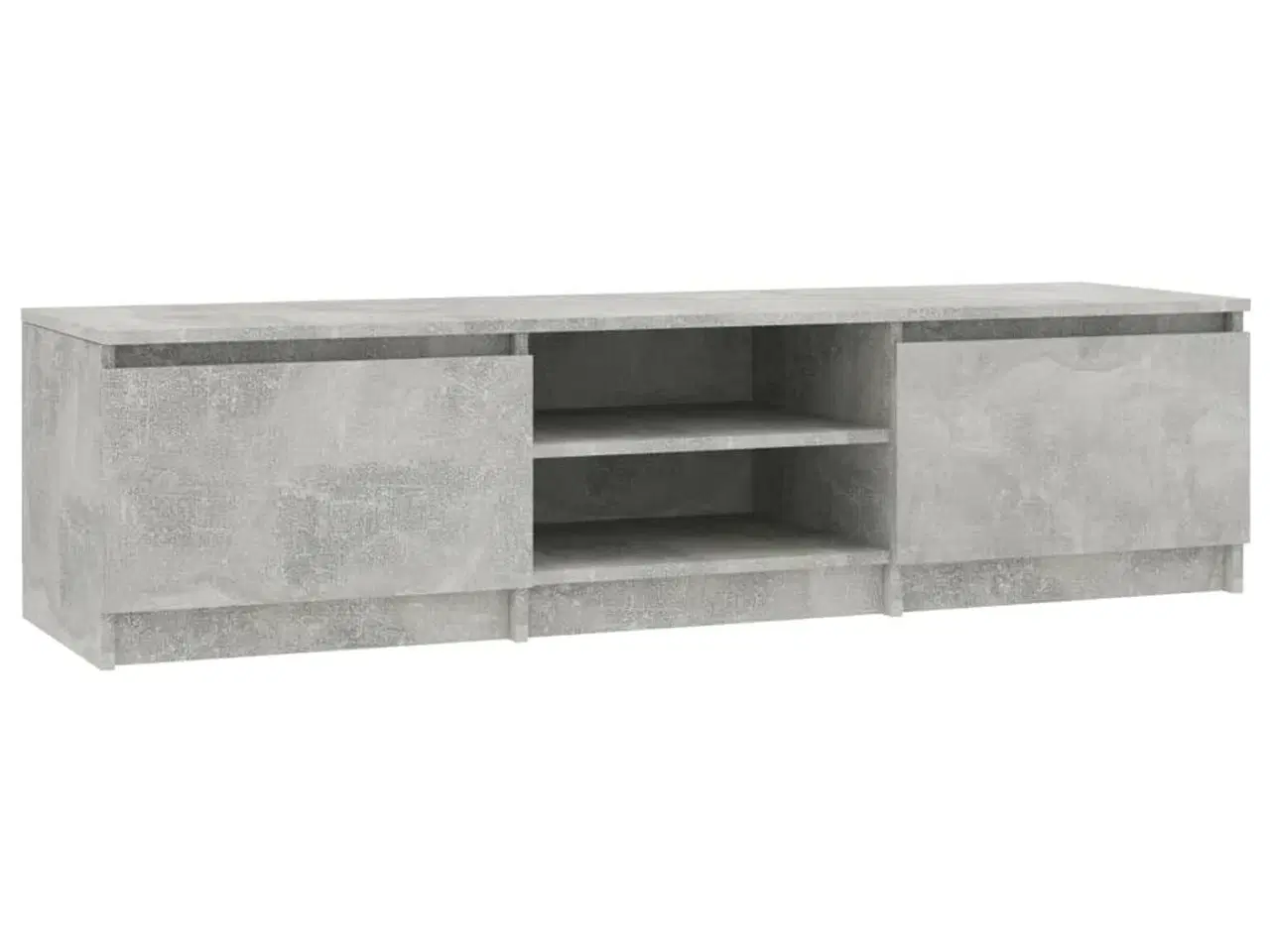 Billede 2 - Tv-bord 140x40x35,5 cm konstrueret træ betongrå