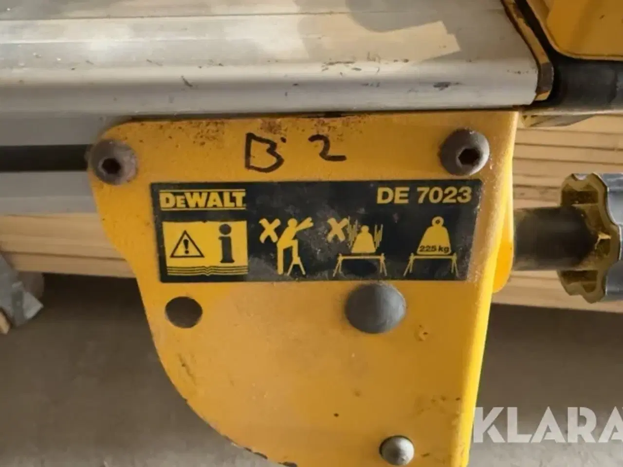 Billede 7 - Kap-/geringssav med foldbart stativ DeWalt Dws778 -QS