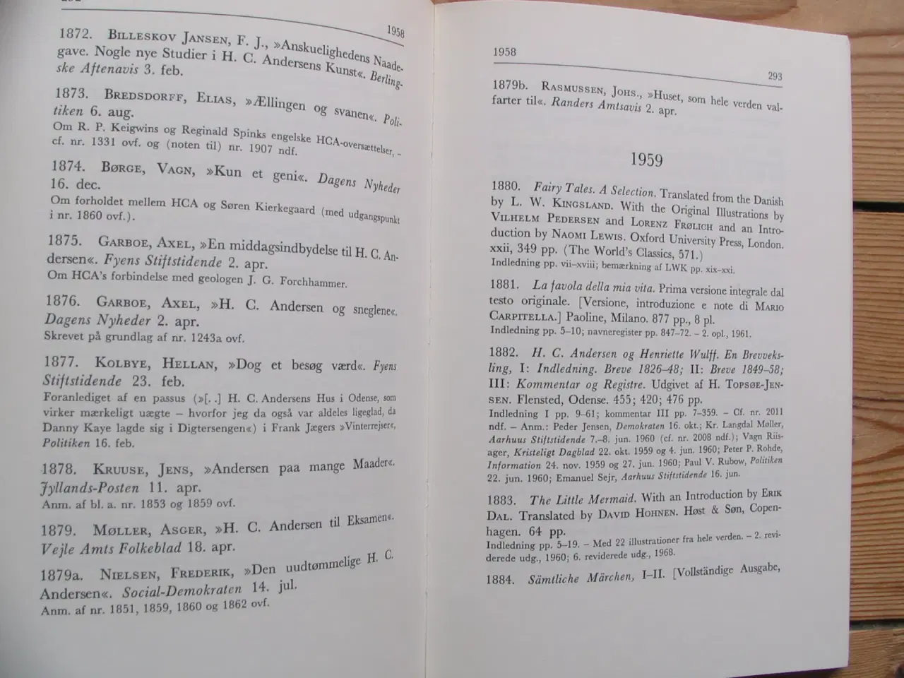 Billede 7 - H.C. Andersen-litteraturen 1875-1968