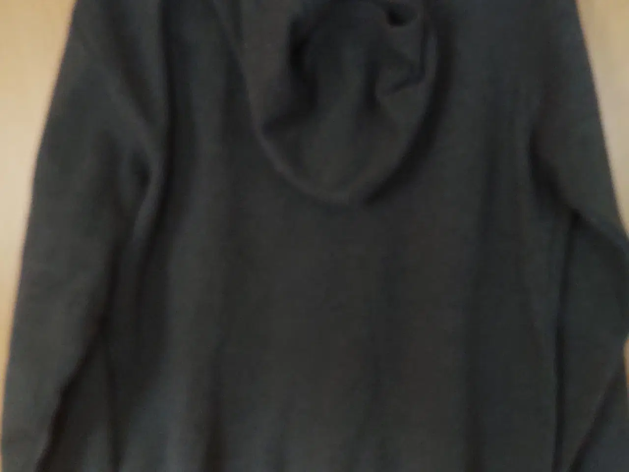 Billede 2 - Junior Fleece trøje grå med lynlås/hætte