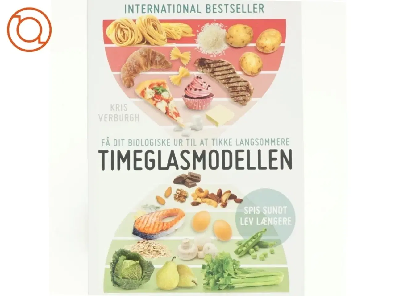 Billede 1 - Timeglasmodellen : om at tabe sig og holde sig ung længere af Kris Verburgh (Bog)