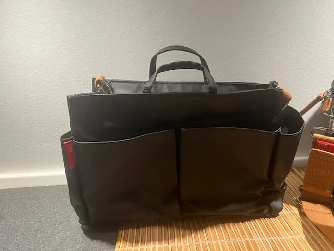 Billede 6 - Storksak Noa Pusletaske Sæt i Coated Canvas – Sort