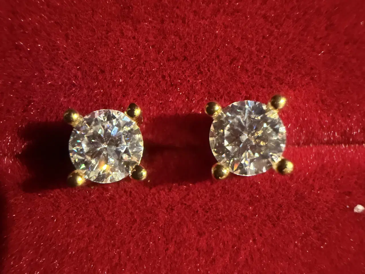 Billede 3 - 0,3 Carat moisssnite Diamant ørestikkere 