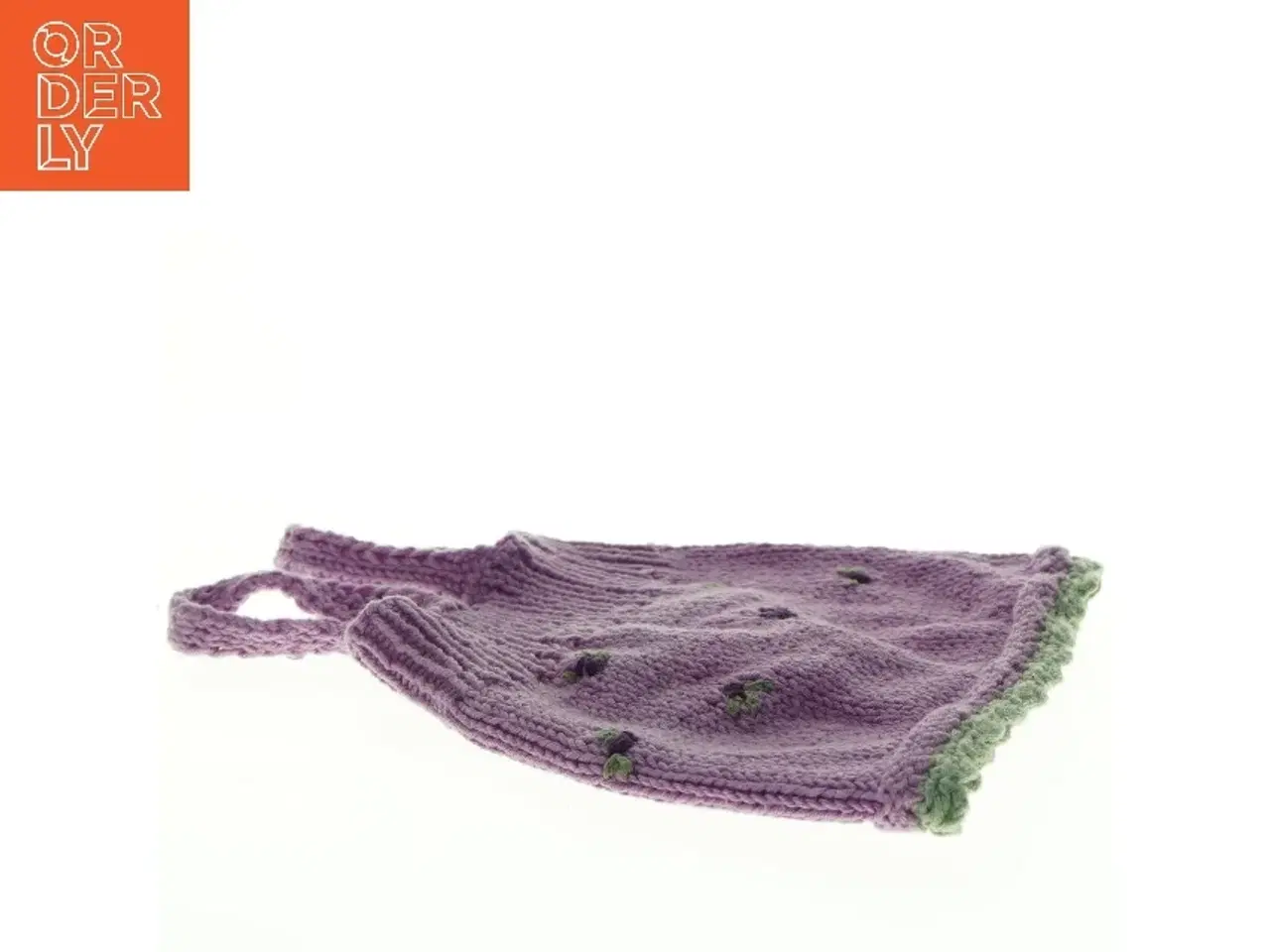 Billede 4 - Strikket dukkekjole (str. Længde, 20 cm. b. 18 cm)