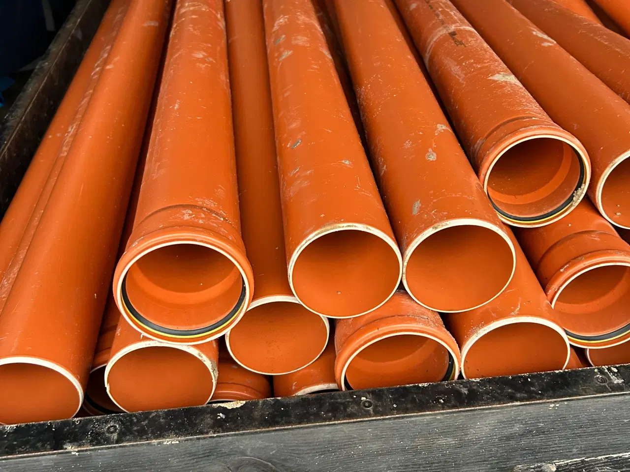 Billede 2 - Kloakrør 110 mm, 2 meters 35 stk