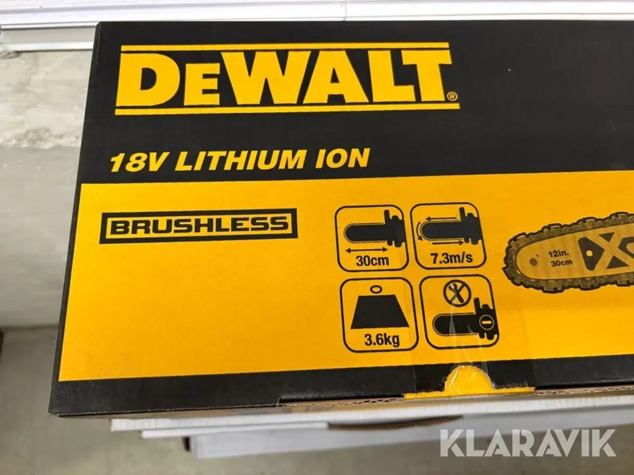 Billede 2 - Motorsav DeWalt DCM565n
