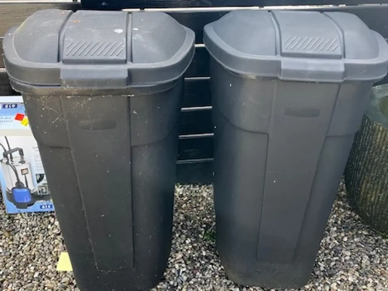 Billede 7 - Haveredskaber, lanterne, havebord, zinkspande m.m.