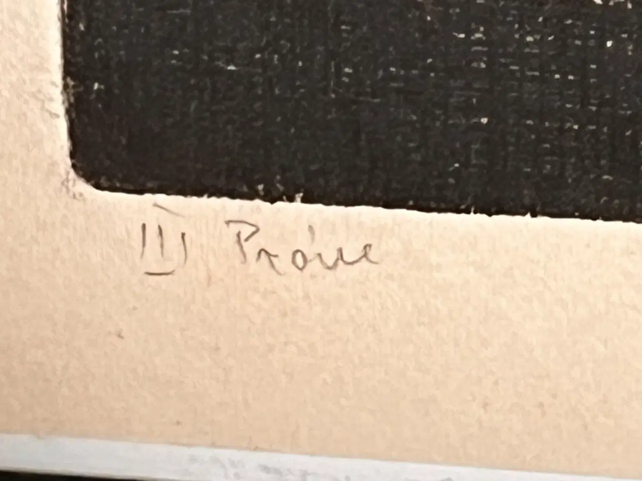 Billede 2 - Original grafik af Knud Eel – stemningsfuldt motiv