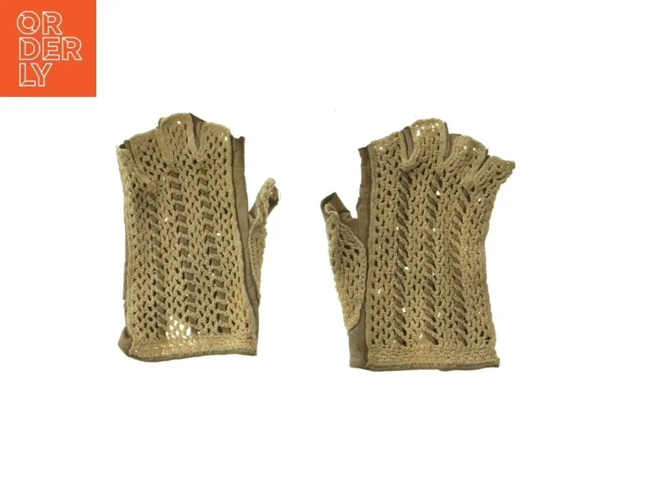 Billede 1 - Fingerløse kørehandsker (str. 15 cm)