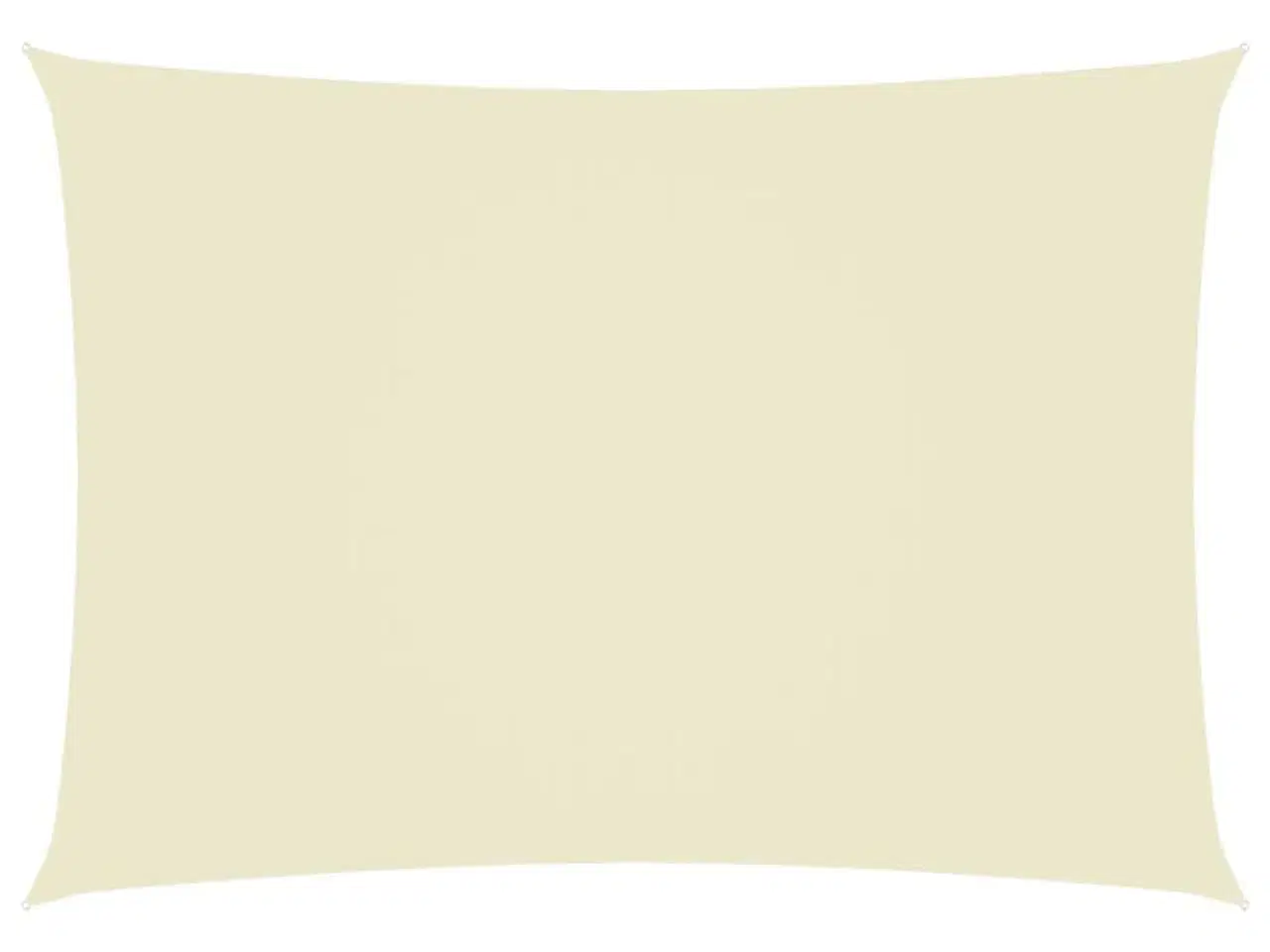 Billede 1 - Solsejl 2,5x4,5 m rektangulær oxfordstof cremefarvet