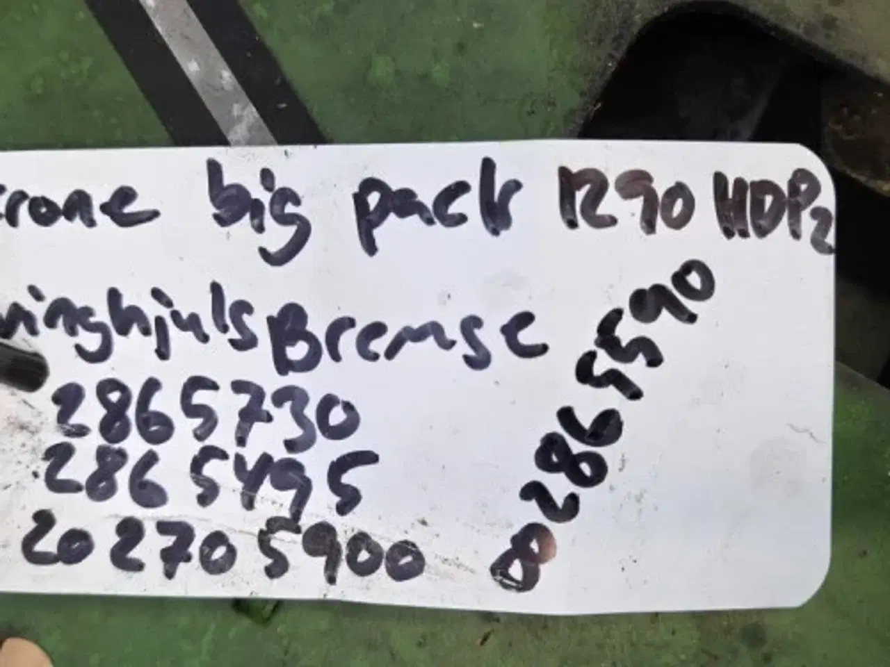 Billede 5 - Krone Big Pack 1290 Svinghjul Bremse 2865730