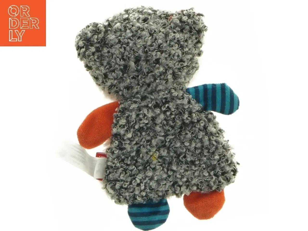 Billede 4 - Bamse med tekstur og farverige detaljer fra Gigwi (str. 15x10 cm)