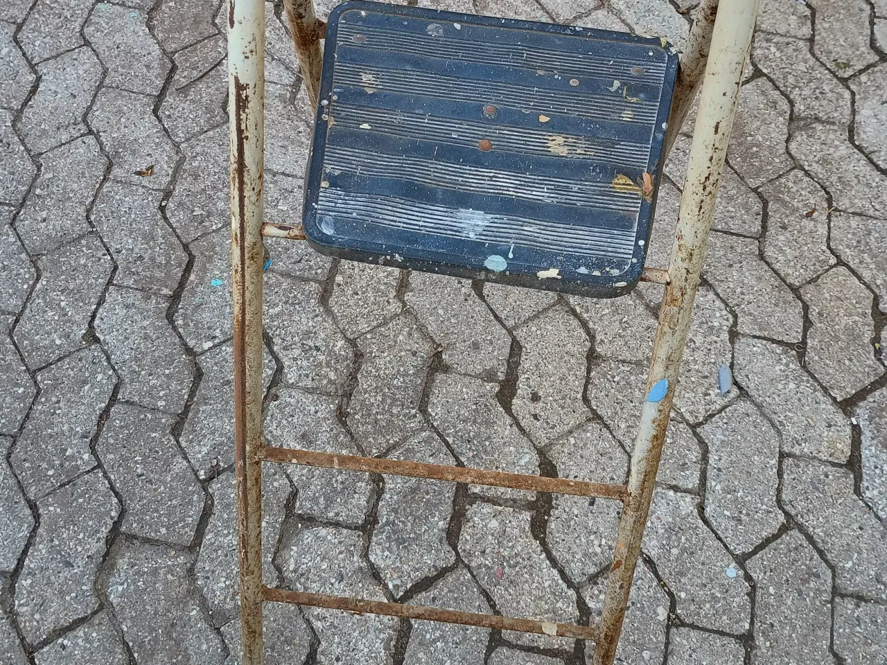 Billede 4 - Vintage stige med fin patina.