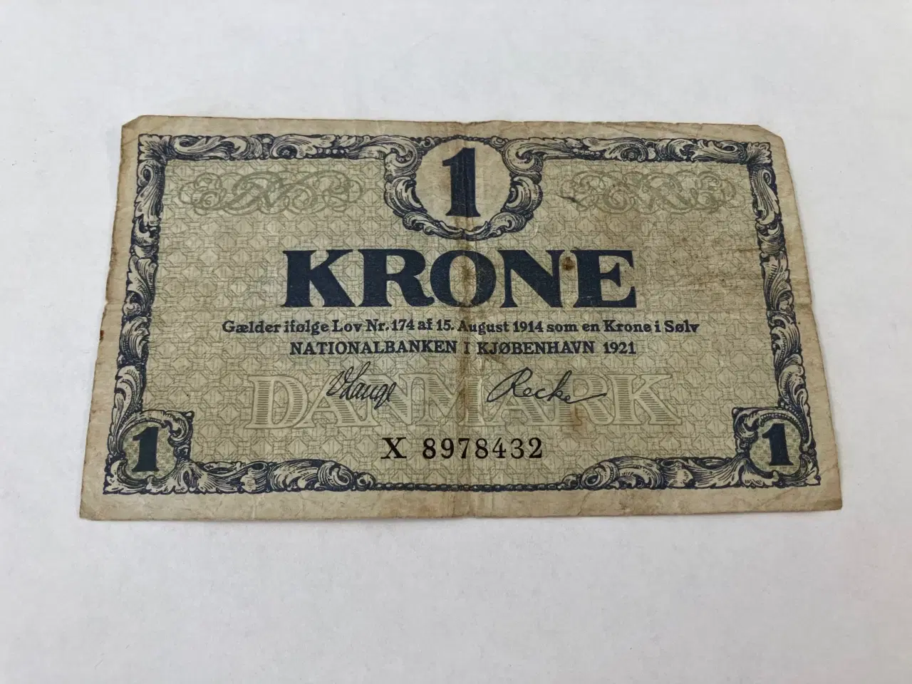 Billede 1 - 1 Krone Danmark 1921