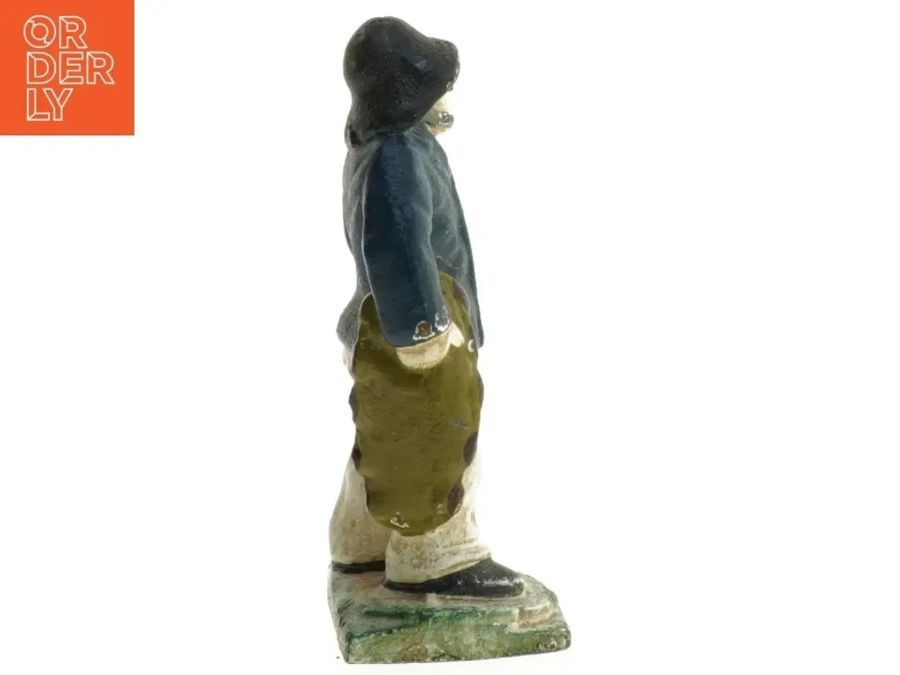 Billede 2 - Støbejernsfigur af fisker (str. 16,5 cm)