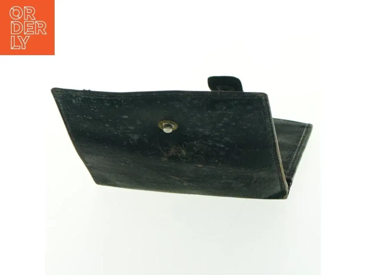 Billede 5 - Sort læderpung (str. 12x10 cm)