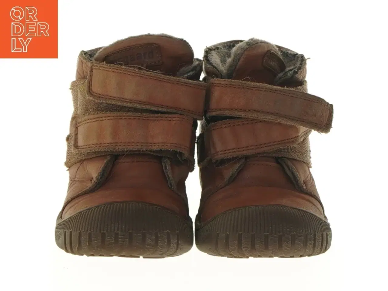 Billede 4 - Brune børnestøvler med velcro fra bisgaard (str. 26 )