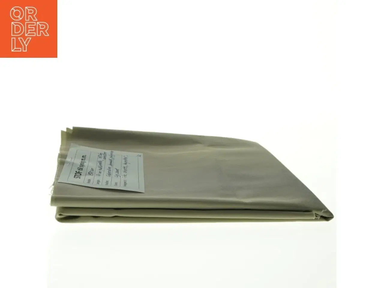 Billede 2 - Stof, gabardine, lys sandfarve (150 cm x 50 cm + 35 cm)