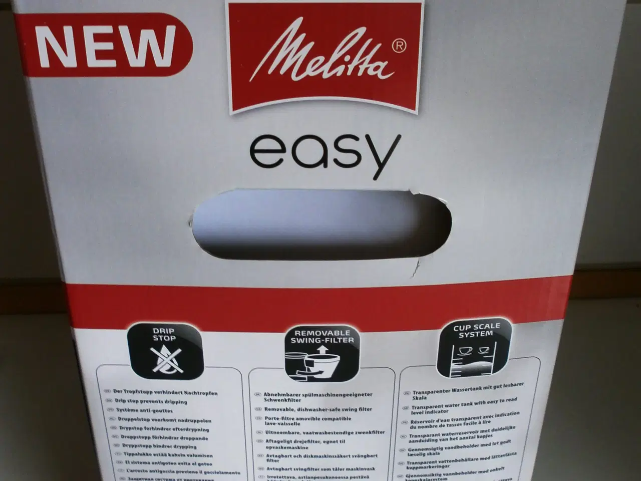 Billede 1 - Ny Hvid Melitta kaffemaskine