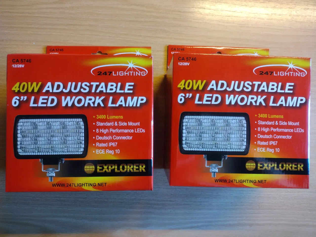 Billede 3 - 40W LED arbejdslamper 12-28V