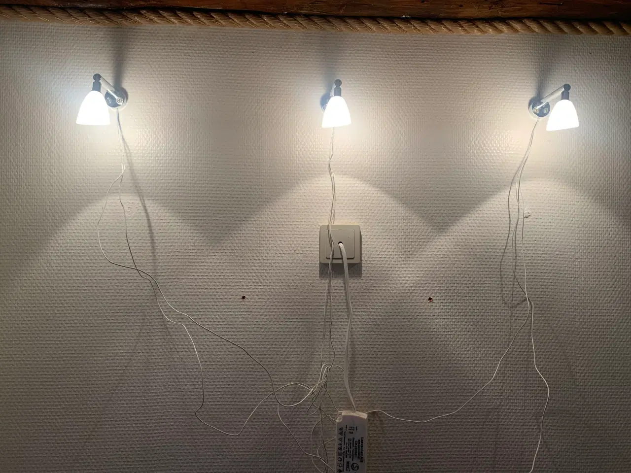 Billede 1 - 3 spot til badeværelsespejl