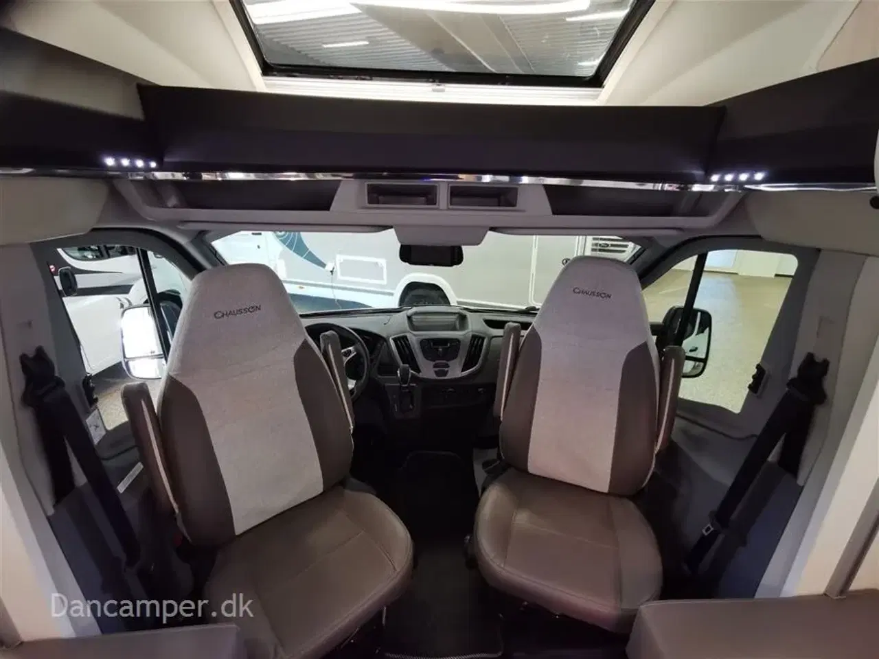 Billede 20 - 2019 - Chausson Welcome Premium 630   UNDER KLARGØRING! 2019 Model! 170 hk Ford med el.sænkbare enkeltsenge, Tertek antenne og masser af yderligere udstyr.