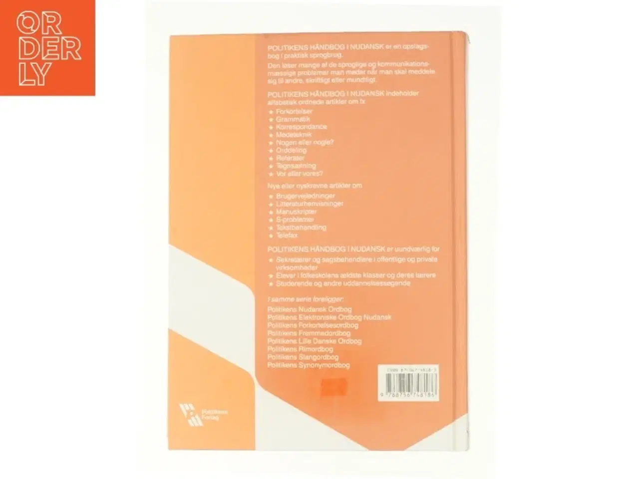 Billede 2 - Håndbog i nudansk af Henrik Galberg Jacobsen, Peter Stray Jørgensen (Bog)