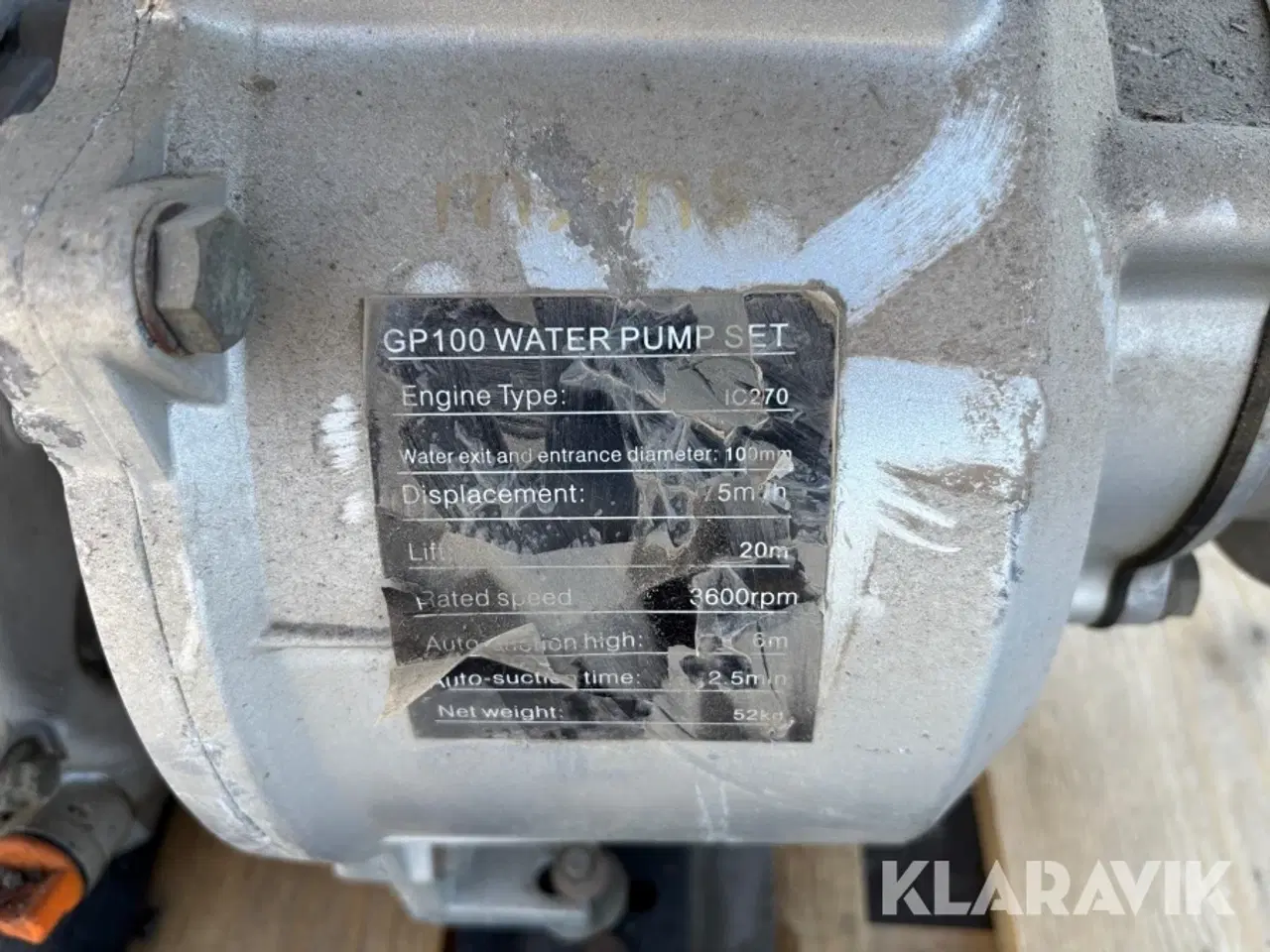Billede 8 - Vandpumpe Itc Power Gp100 1 styk
