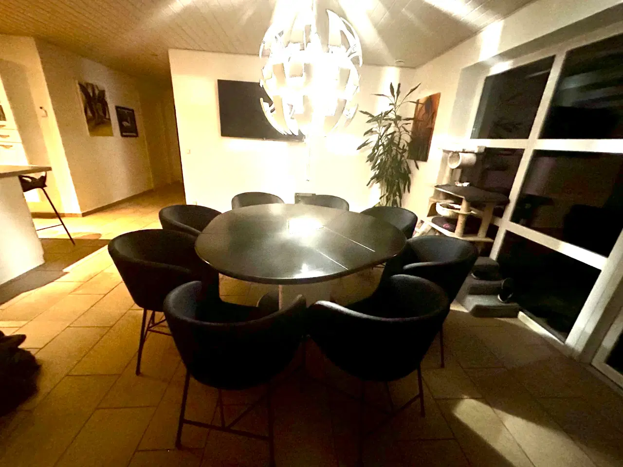 Billede 1 - Design bord og 8 stoler