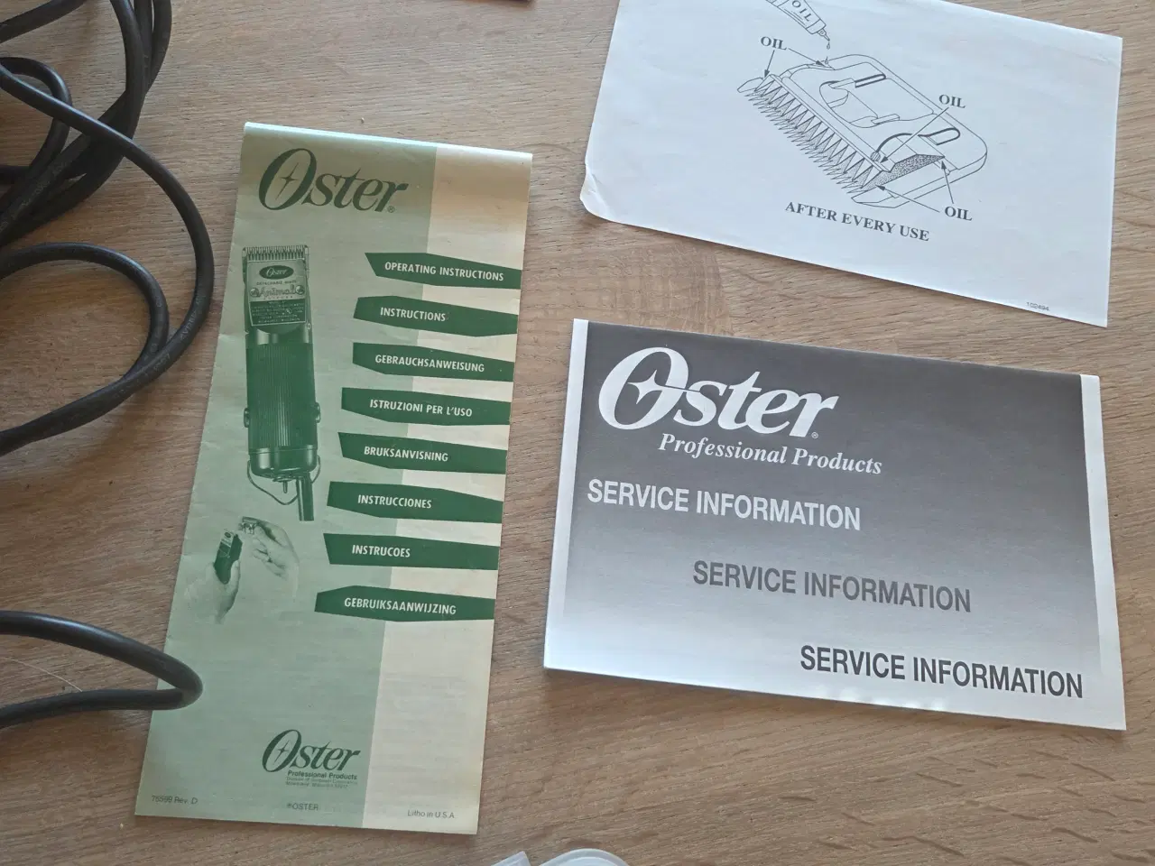 Billede 5 - Prof. Oister hundeklipper 2 stk. 